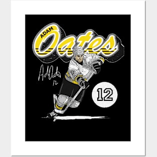 Adam Oates Boston Retro Script Posters and Art